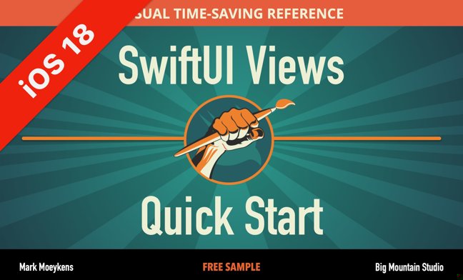 SwiftUI Views Quick Start (iOS 18): Essential SwiftUI Views & Modifiers: A Beginner's Visual Reference for Modern iOS App Development (SwiftUI Mastery Visual Picture Books Book 1) book cover