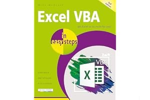 Excel VBA in easy steps book cover