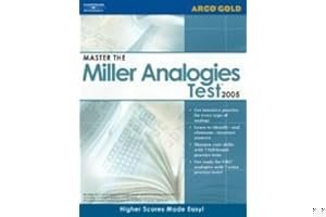 Arco Master the Miller Analgies Test book cover