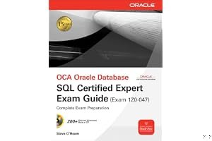 OCA Oracle Database SQL Certified Expert Exam Guide (Exam 1Z0-047) (Oracle Press) book cover