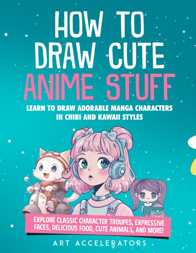 How to Draw Cute Anime Stuff: Learn to Draw Adorable Manga Characters in Chibi and Kawaii Styles. Explore Classic Character Troupes, Expressive Faces, ... Food, Cute Animals, and More! Kawaii Version book cover