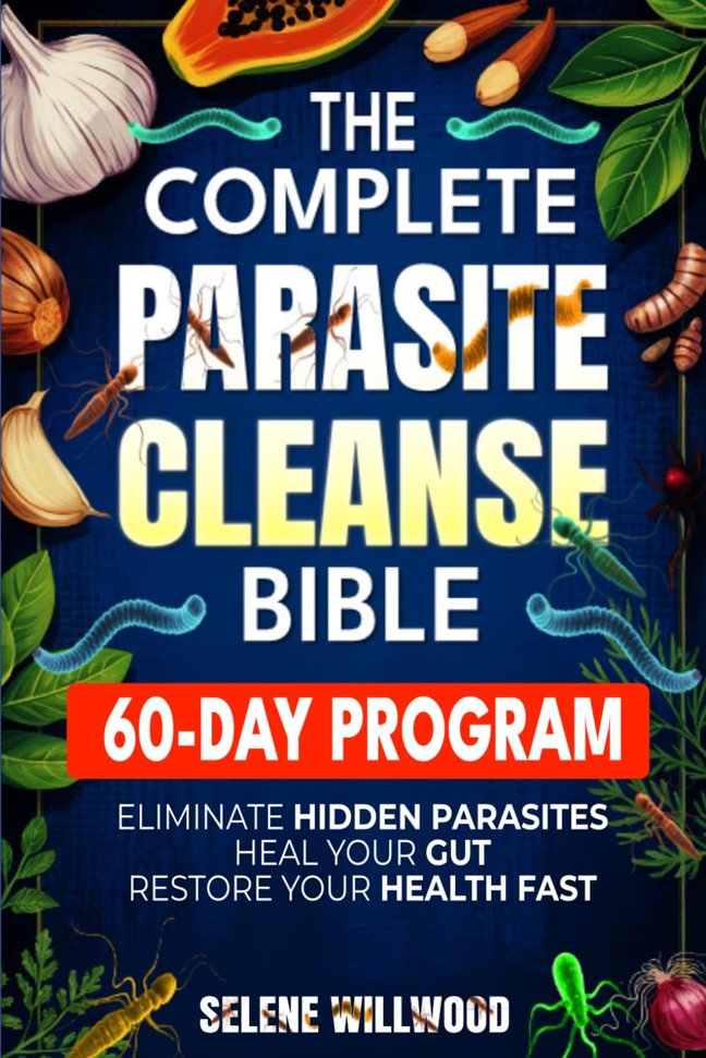 The Complete Parasite Cleanse Bible: A 60-Day Natural Detox Program to Eliminate Hidden Parasites, Heal Your Gut, and Restore Your Health with Herbal Remedies for Long-Term Protection book cover