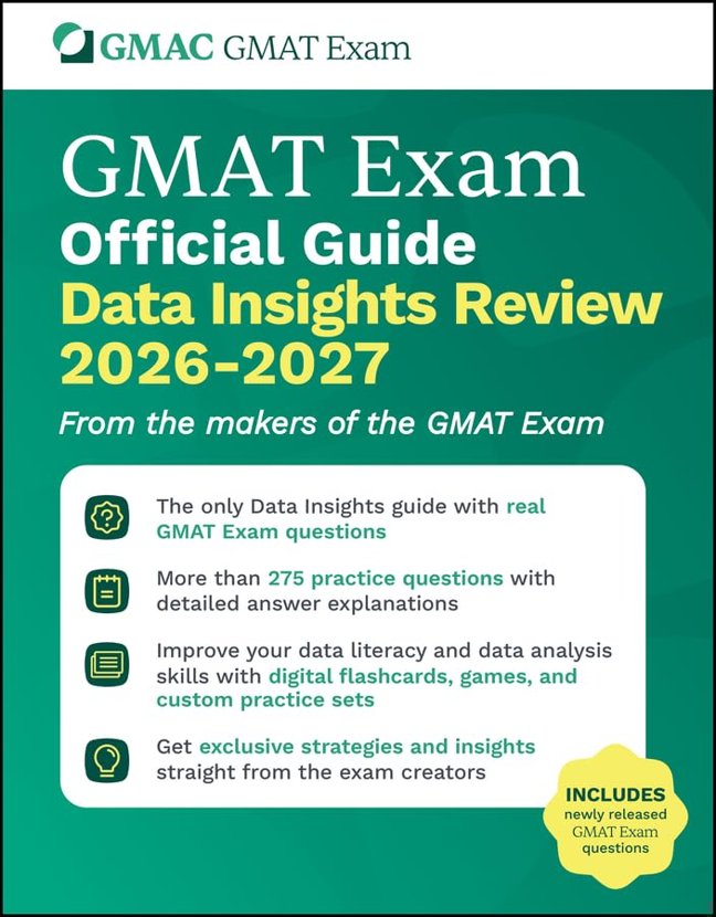 GMAT Official Guide Data Insights Review 2026 - 2027: Book + Online Question Bank book cover