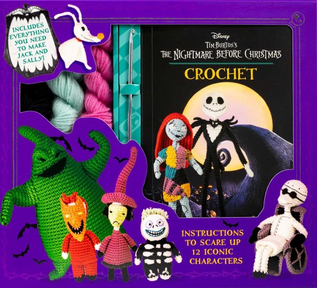 Disney Tim Burton's The Nightmare Before Christmas Crochet - Jack Skellington Amigurumi - Yarn, Safety Eyes, Crochet Hook and Instructional Booklet - ... Fans - Officially Licensed (Crochet Kits) book cover