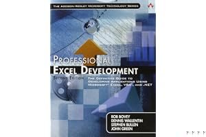 Professional Excel Development: The Definitive Guide to Developing Applications Using Microsoft Excel, VBA, and .NET (Addison-Wesley Microsoft Technology) book cover