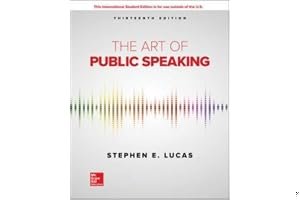 The Art of Public Speaking book cover