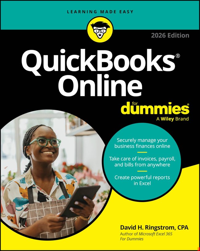 QuickBooks Online For Dummies, 2026 Edition book cover
