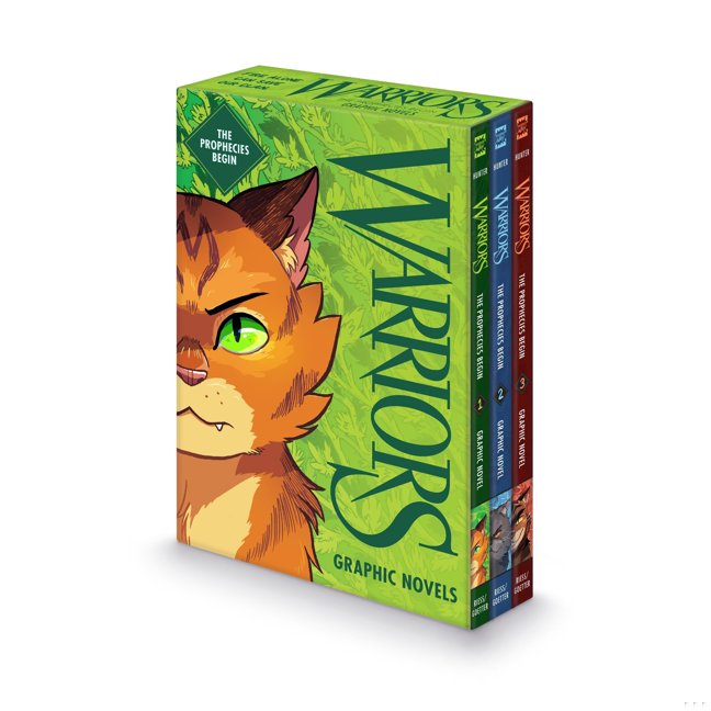 The Warriors Graphic Novel Box Set: The Prophecies Begin: The Complete First Arc, Books #1-#3 book cover