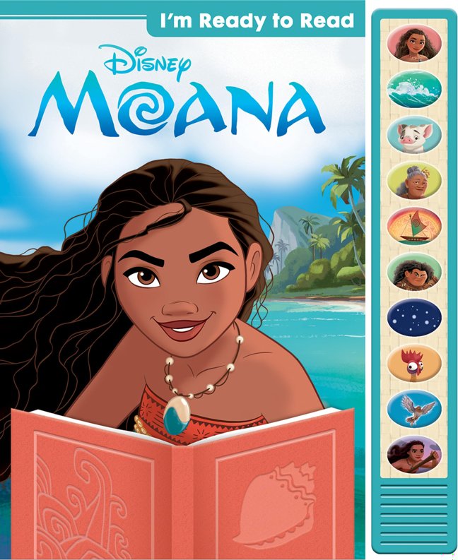 Disney Moana - I'm Ready to Read with Moana Interactive Read-Along Sound Book - Great for Early Readers - PI Kids book cover