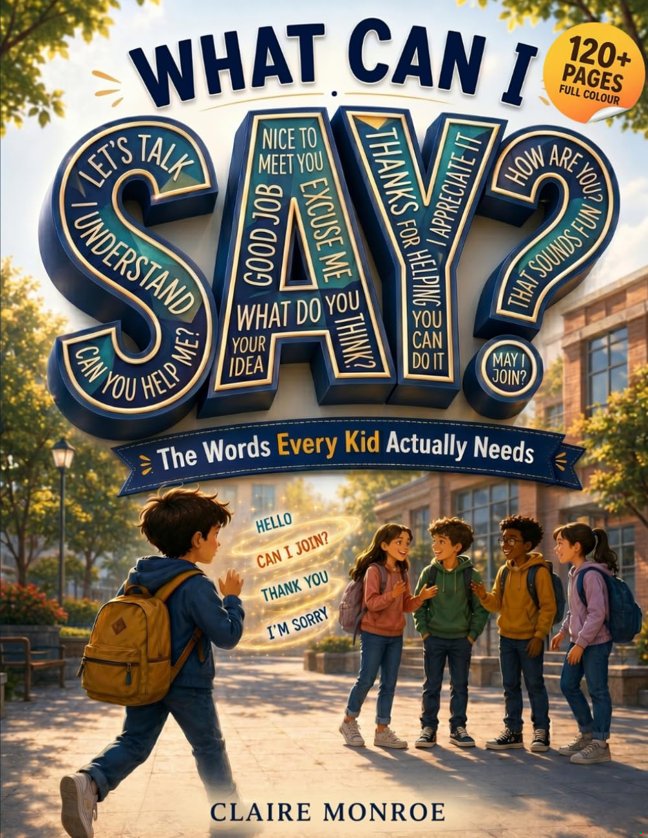 What Can I Say: The Words Every Kid Actually Needs (Life Lessons For Kids) book cover