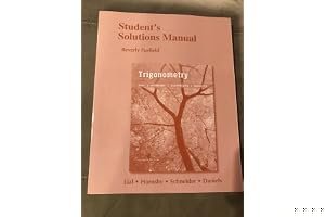 Student's Solutions Manual for Trigonometry book cover