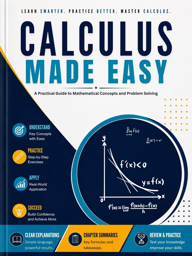 Calculus Made Easy: A Practical Guide to Mathematical Concepts and Problem Solving (Calculus Simplified Book 1) book cover