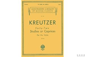 Kreutzer Forty-Two Studies or Caprices for the Violin book cover