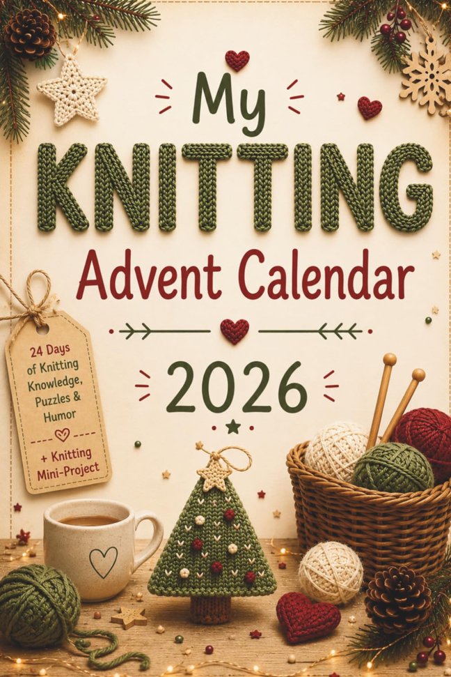 My Knitting Advent Calendar: 24 Days of Knitting Trivia, Puzzles, Humor, and a Special Holiday Project – The Perfect Christmas Gift for Knitters book cover