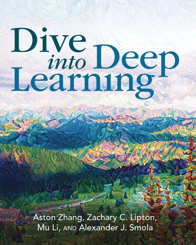 Dive into Deep Learning book cover