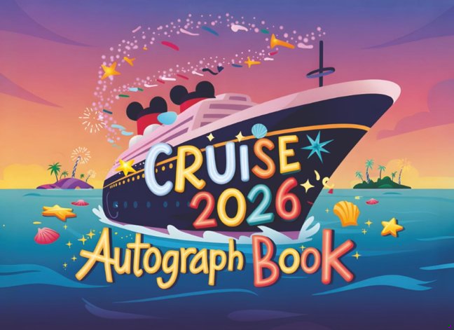 Cruise Autograph Book 2026: A Magical Memory Essential for Kids | Collect Character and Princess Signatures, Photos, and Special Cruise Moments (Autographs at Sea) book cover