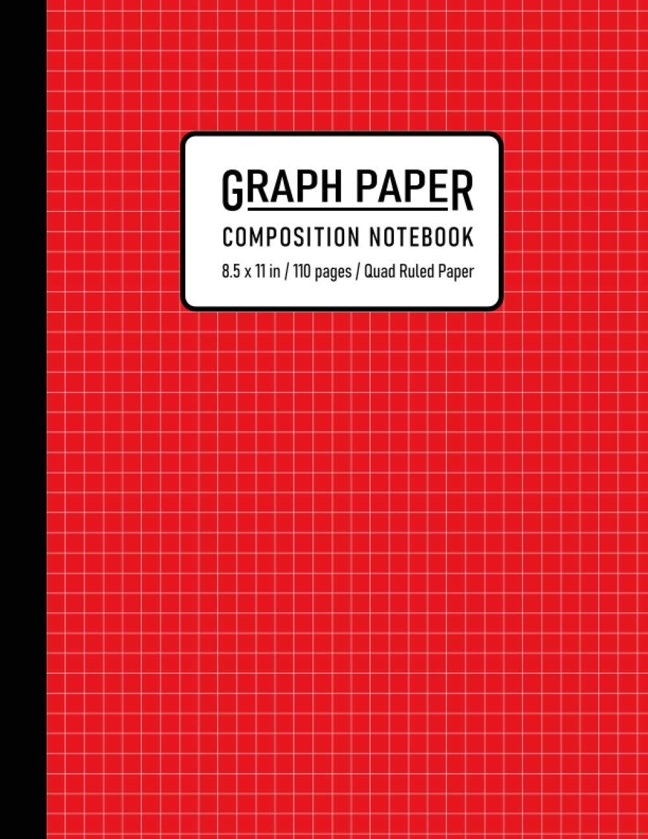 Graph Paper Composition Notebook: Quad Ruled 4x4, Grid Paper for Math and Science Students ( 110 Pages, 8.5 x 11) (Math Notebook) book cover
