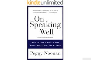 On Speaking Well book cover