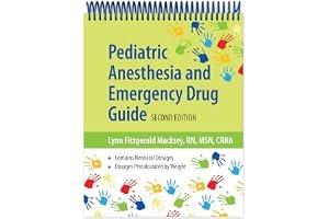 Pediatric Anesthesia and Emergency Drug Guide book cover