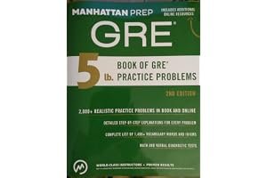 5 lb. Book of GRE Practice Problems: 1,800+ Practice Problems in Book and Online book cover