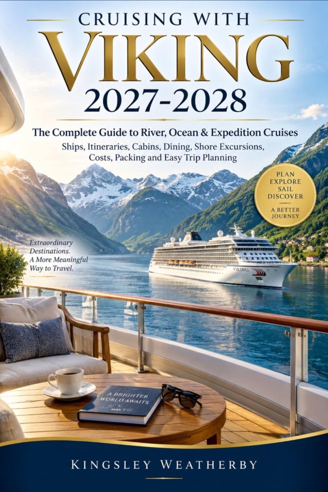 CRUISING WITH VIKING 2027–2028: The Complete Guide to River, Ocean & Expedition Cruises, Ships, Cabins, Dining, Shore Excursions, Costs, Packing & Easy Trip Planning book cover