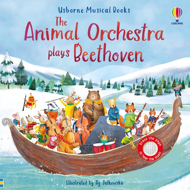 The Animal Orchestra Plays Beethoven: An Interactive Musical Book Introduction to the Beloved Classical Composer, with Five Musical Pieces book cover