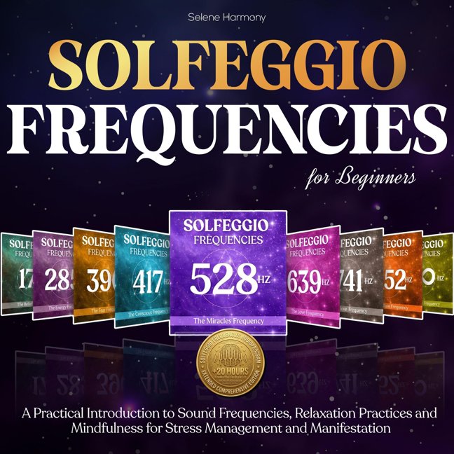 Solfeggio Frequencies for Beginners: A Practical Introduction to Sound Frequencies, Relaxation Practices and Mindfulness for Stress Management and Manifestation book cover