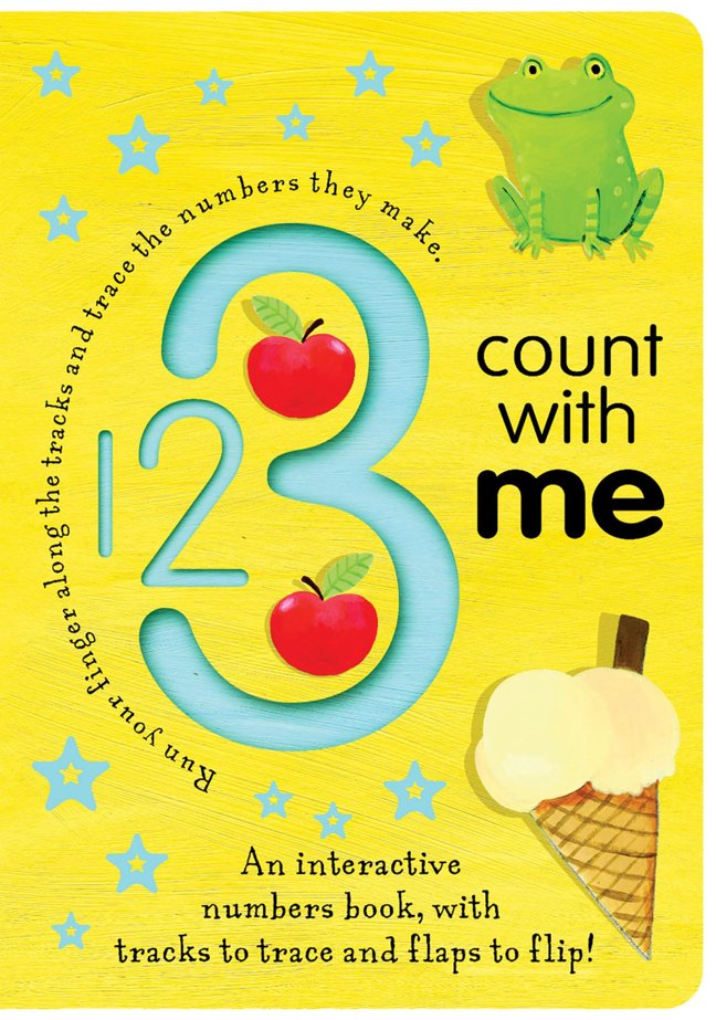 123 Count with Me: An Interactive Numbers Book With Tracks to Trace and Flaps to Flip! (Smart Kids Trace-and-flip) book cover