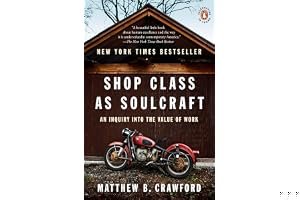 Shop Class as Soulcraft: An Inquiry into the Value of Work book cover