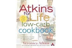Atkins for Life Low-Carb Cookbook: More than 250 Recipes for Every Occasion book cover