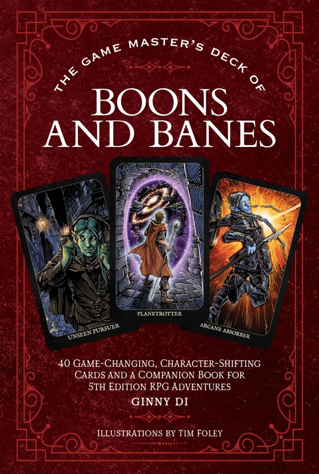 The Game Master's Deck of Boons and Banes: 40 game-changing, character-shifting cards and a companion book for 5th edition RPG adventures (The Game Master Series) book cover