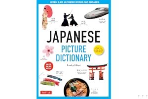 Japanese Picture Dictionary: Learn 1500 Key Japanese Words and Phrases [Ideal for JLPT AP Exam Prep; Includes Online Audio] book cover