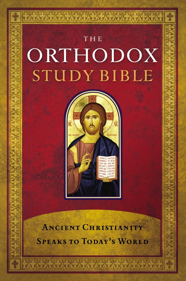 The Orthodox Study Bible, Hardcover: Ancient Christianity Speaks to Today's World book cover