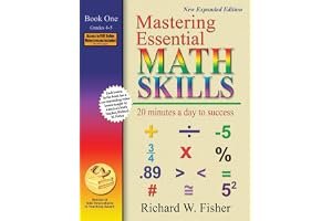 Mastering Essential Math Skills: 20 Minutes a Day to Success; Book One, Grades 4-5 book cover