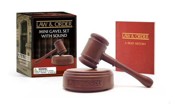 Law & Order: Mini Gavel Set with Sound (RP Minis) book cover