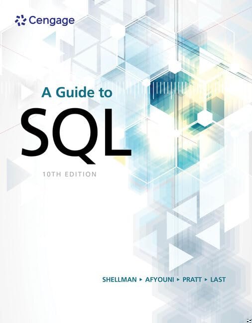 A Guide to SQL (MindTap Course List) book cover