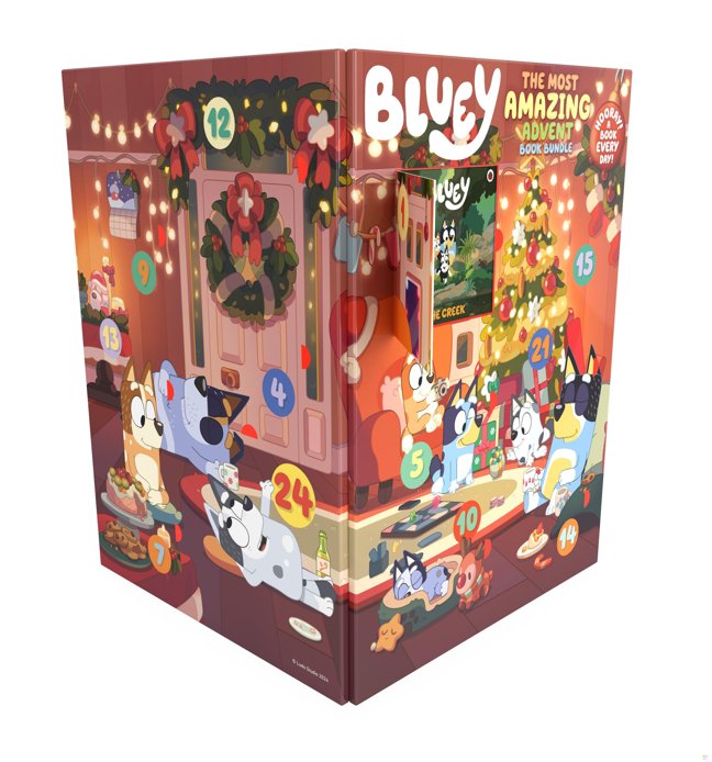 Bluey: The Most Amazing Advent Calendar Book Bundle book cover
