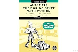 Automate the Boring Stuff with Python: Practical Programming for Total Beginners book cover