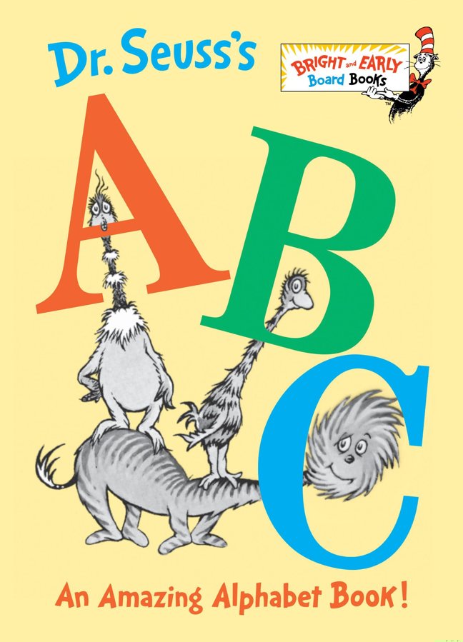Dr. Seuss's ABC: An Amazing Alphabet Book! book cover