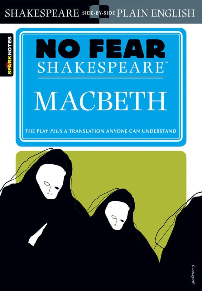 Macbeth: No Fear Shakespeare Side-by-Side Plain English book cover
