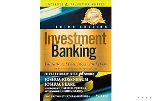 Investment Banking: Valuation, LBOs, M&A, and IPOs (Book + Valuation Models) (Wiley Finance) book cover