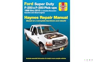 Ford Super Duty F-250 & F-350 Pick-ups 1999 Thru 2010: Includes Gasoline and Diesel Engines book cover