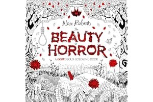 The Beauty of Horror: A GOREgeous Coloring Book book cover