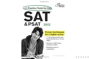 11 Practice Tests for the SAT and PSAT, 2014 Edition book cover