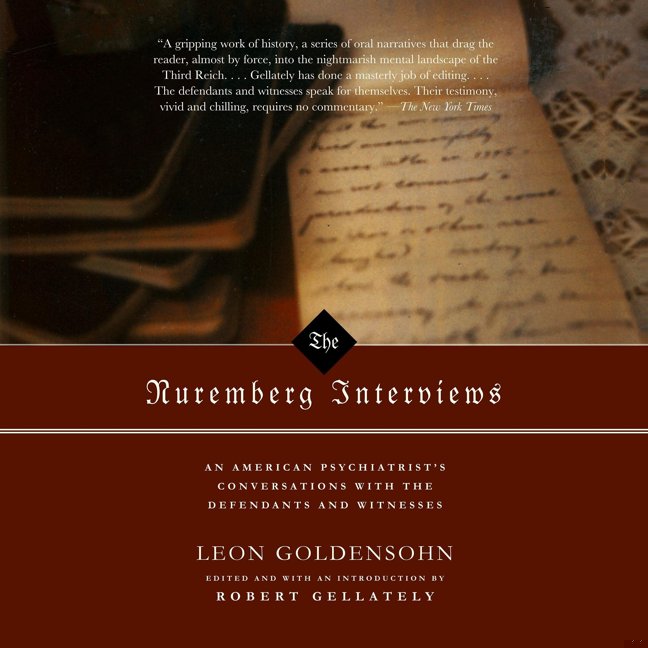 The Nuremberg Interviews book cover