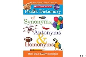 Scholastic Pocket Dictionary of Synonyms, Antonyms & Homonyms book cover