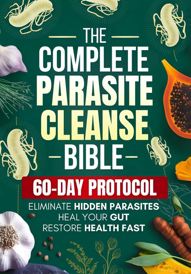 The Complete Parasite Cleanse Bible: A Natural Detox Program to Eliminate Hidden Parasites, Heal Your Gut and Restore Health Fast—Includes a 60-Day Protocol, Herbal Remedies, and Long-Term Protection book cover