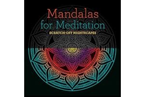 Scratch-Off Nightscapes: Mandalas for Meditation book cover