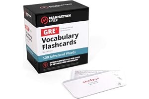 500 Advanced Words: GRE Vocabulary Flash Cards (Manhattan Prep GRE Strategy Guides) book cover