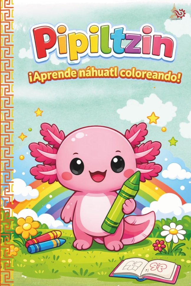 Pipiltzin Mis Primeras Palabras: Libro de Colorear para niños de Nahuatl (Spanish Edition) book cover